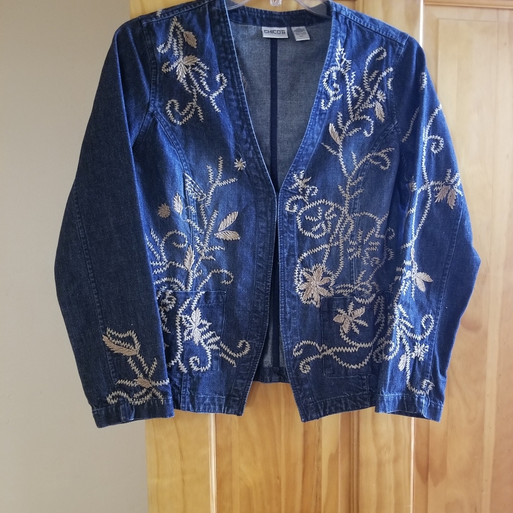 Chico's Denim jacket